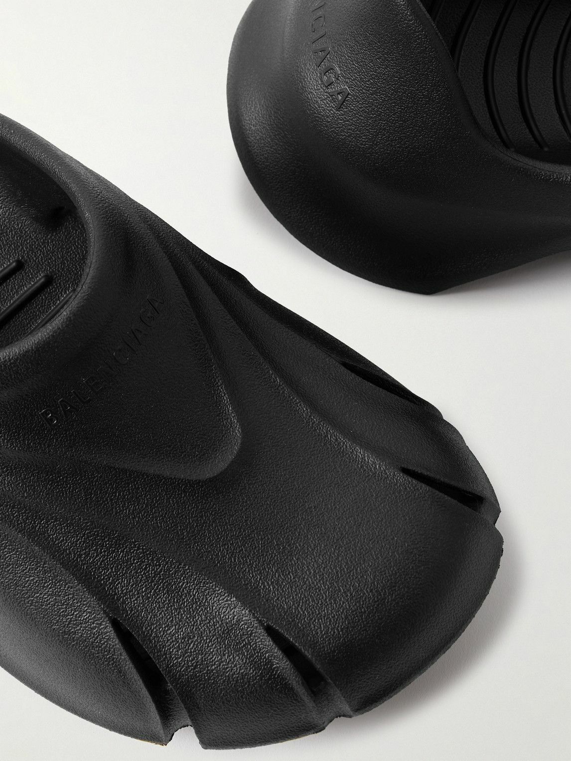 Balenciaga - Mold Closed Rubber Sandals - Black Balenciaga