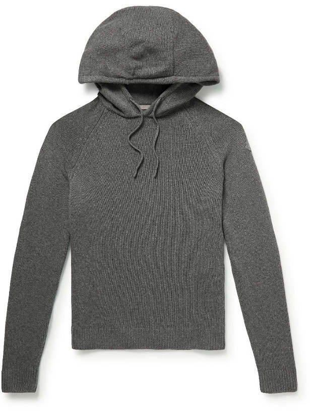Photo: Moncler Genius - 2 Moncler 1952 Cashmere and Wool-Blend Hoodie - Gray