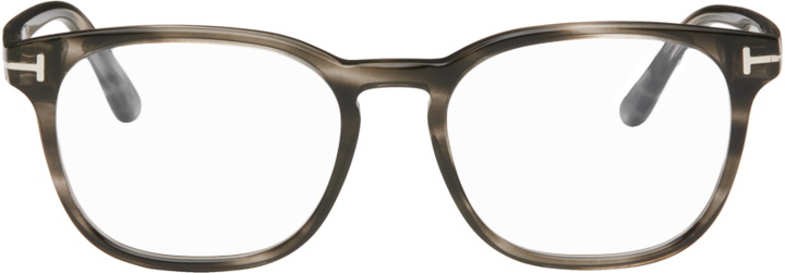 Photo: TOM FORD Gray Square Glasses