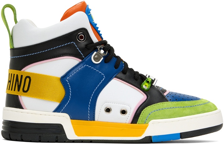 Photo: Moschino Multicolor Streetball Sneakers