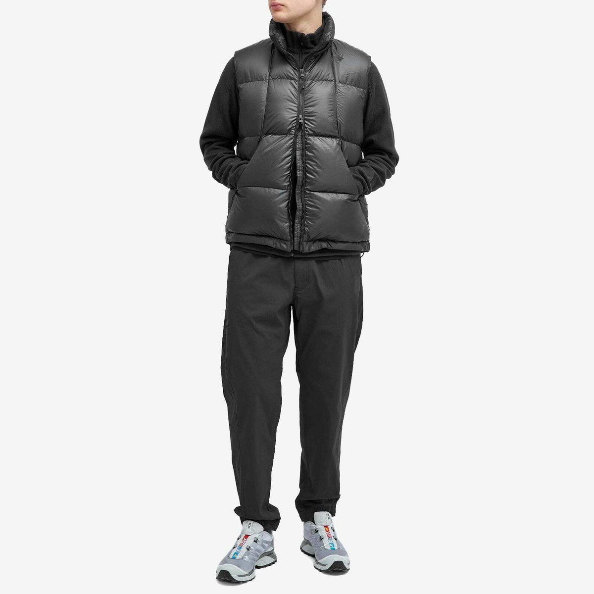 Goldwin Men's PERTEX QUANTUM Down Vest in Black Goldwin