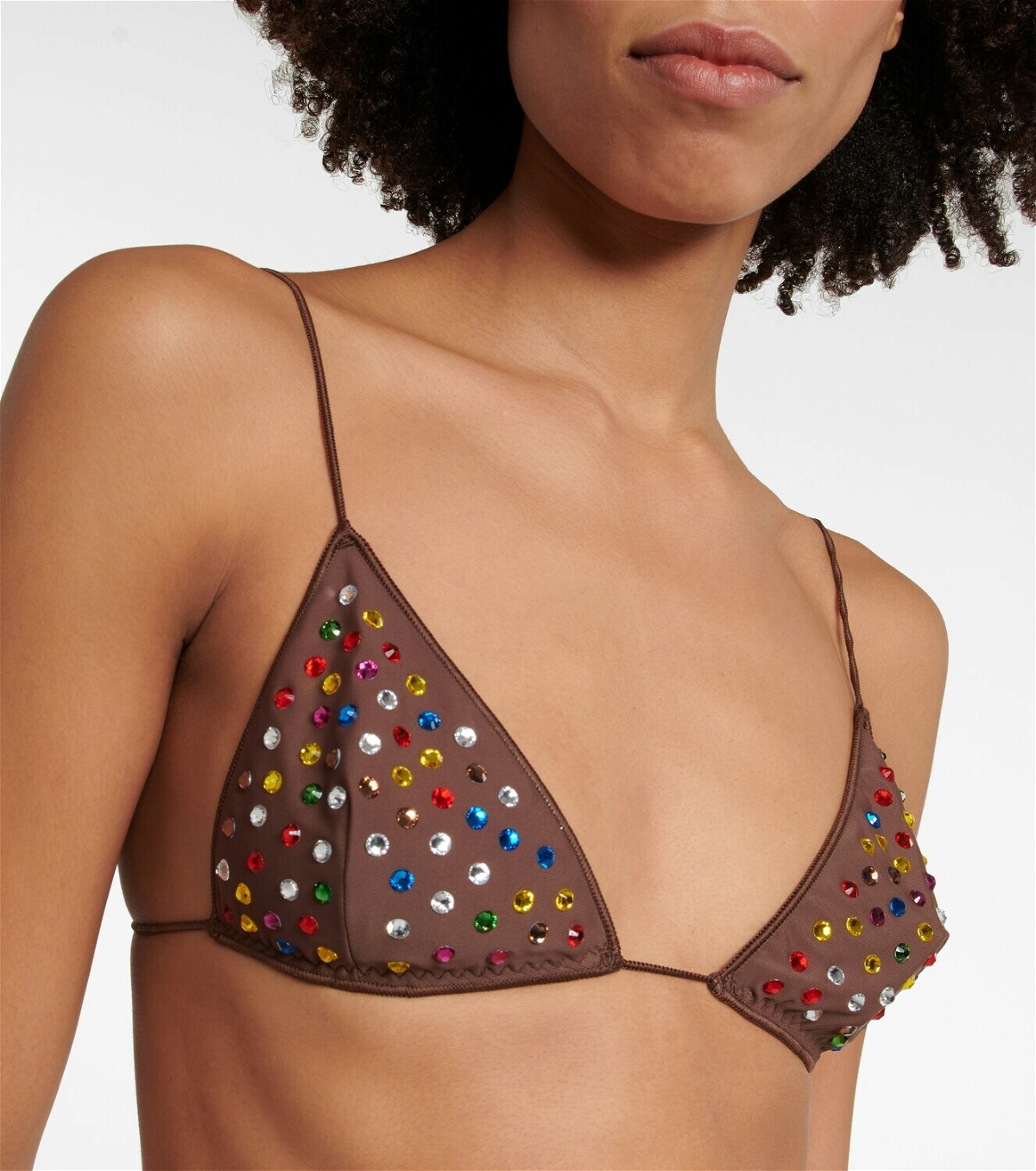Oseree - Gem embellished bikini set