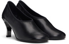 Nicole Saldaña Black Harper Leather Heels