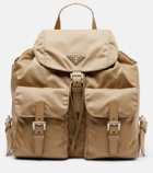 Prada Re-Nylon leather-trimmed backpack