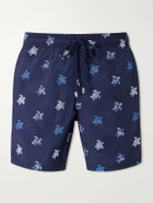 Vilebrequin - Mistral Embroidered Straight-Leg Swim Shorts - Blue