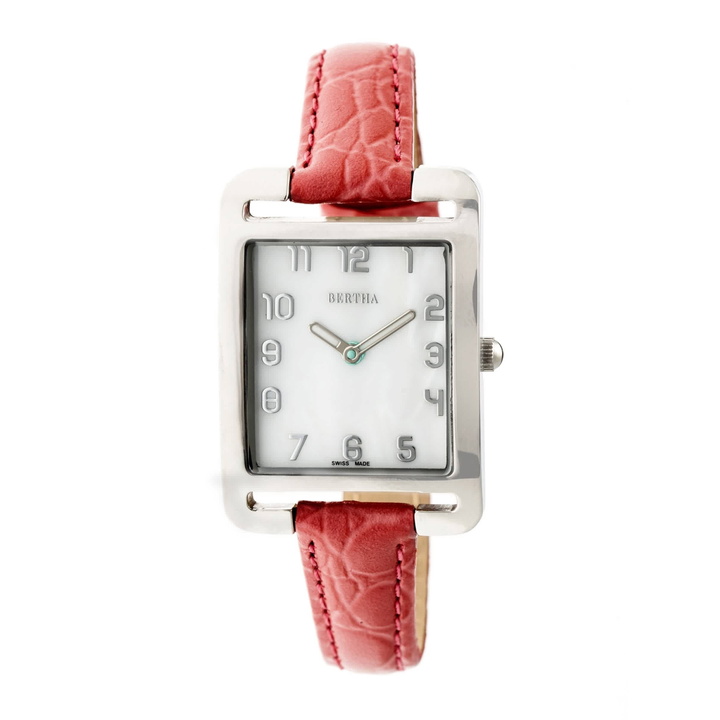 Photo: Bertha Marisol White Mother of Pearl Dial Ladies Watch BR6902