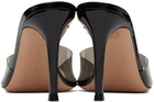 Gianvito Rossi Black Elle 85 Mules