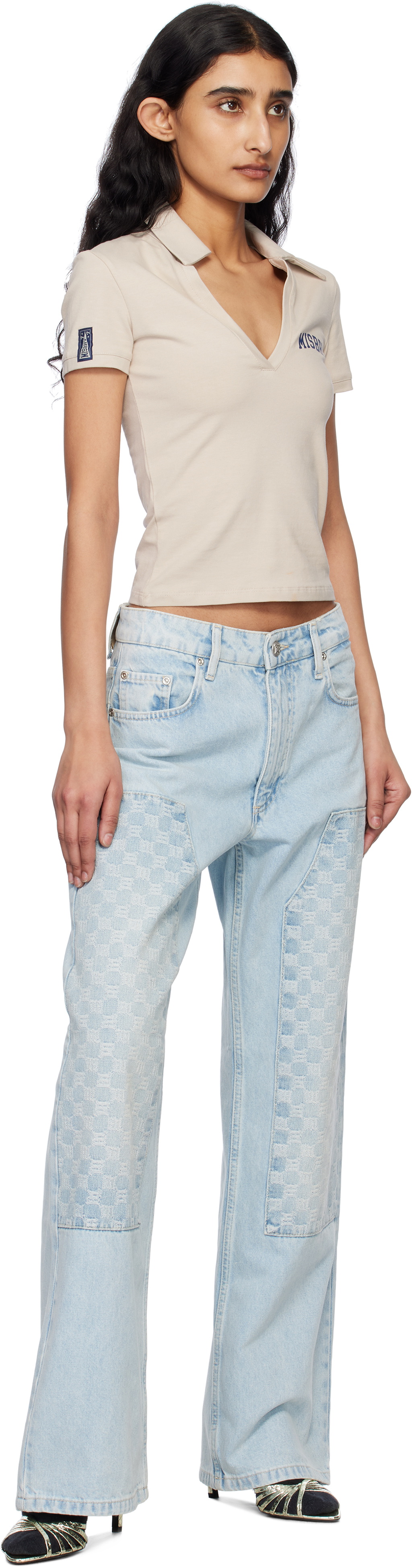 MISBHV Blue Monogram Carpenter Jeans