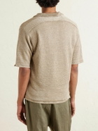 Inis Meáin - Linen Polo Shirt - Neutrals