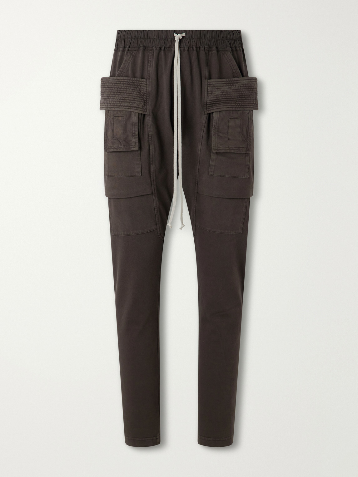 DRKSHDW by Rick Owens - Creatch Tapered Cotton-Jersey Sweatpants - Brown