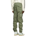 Rhude Green Canvas Cargo Pants