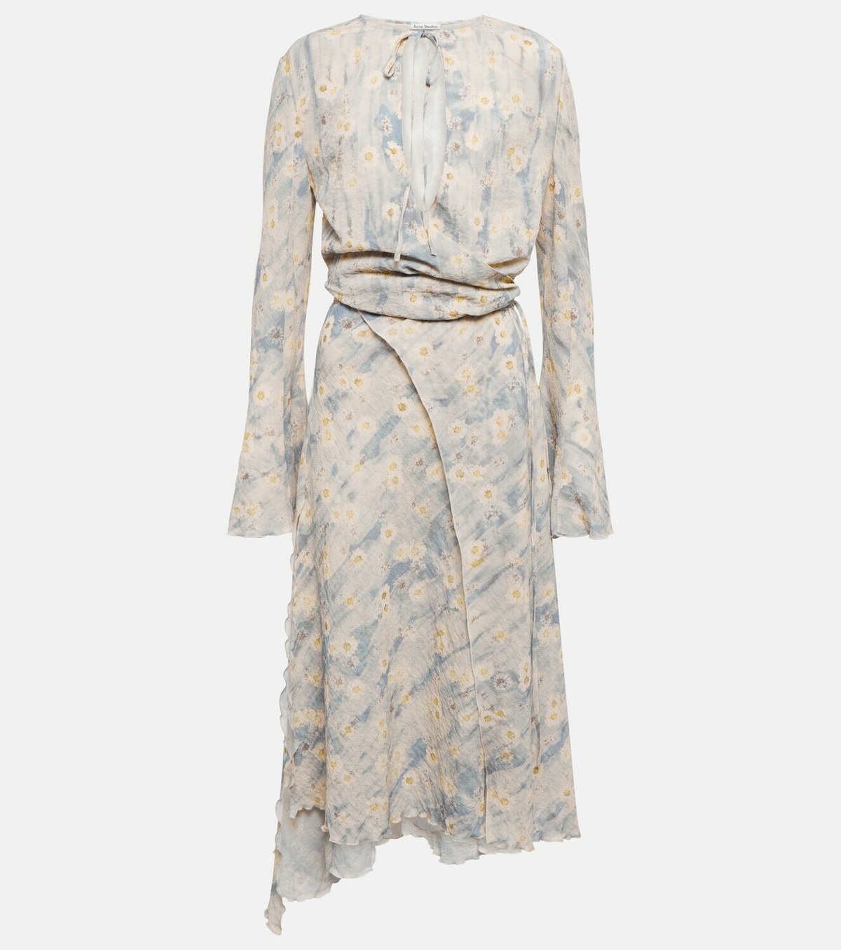 Acne Studios - Floral wrap midi dress Acne Studios