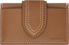 JACQUEMUS Brown 'The Bambino' Card Holder