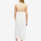 Deiji Studios Women's Simple Cotton Dress in White