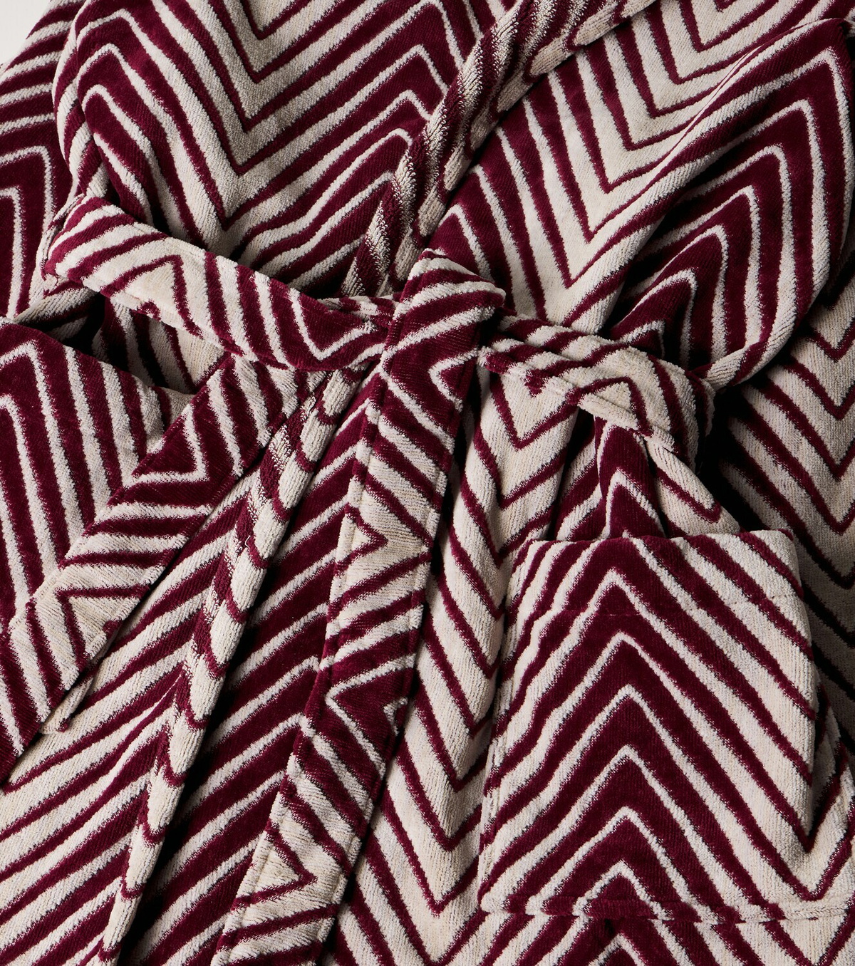 Missoni Zigzag cotton terry bathrobe