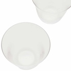 HAY Curve Tumbler Glass - Set of 2 in Clear 