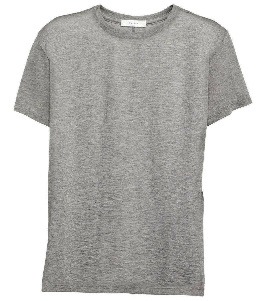 The Row Grey Wool Zana Shirt The Row