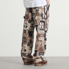 Patta Men's Collage Canvas Pants in Beige