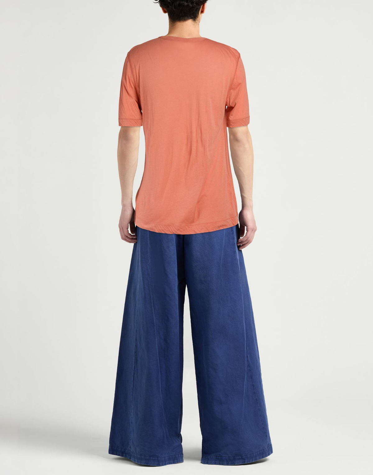 Dries Van Noten Mens T-shirt in Salmon pink