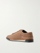 John Lobb - Court Panelled Nubuck Sneakers - Brown