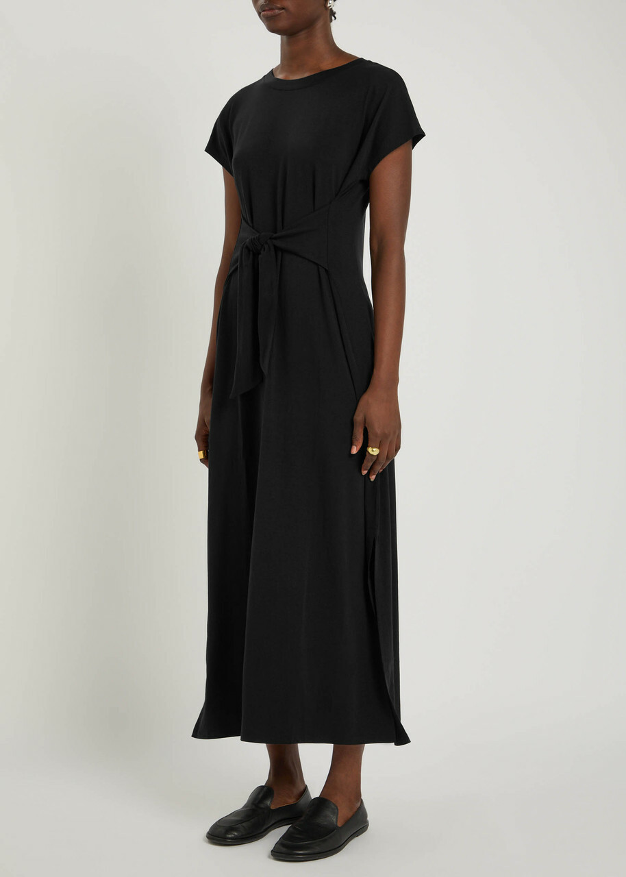 Eileen Maxi Tank Dress in Midnight Tangle