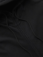 Balenciaga - Oversized Cotton-Jersey Zip-Up Hoodie - Black