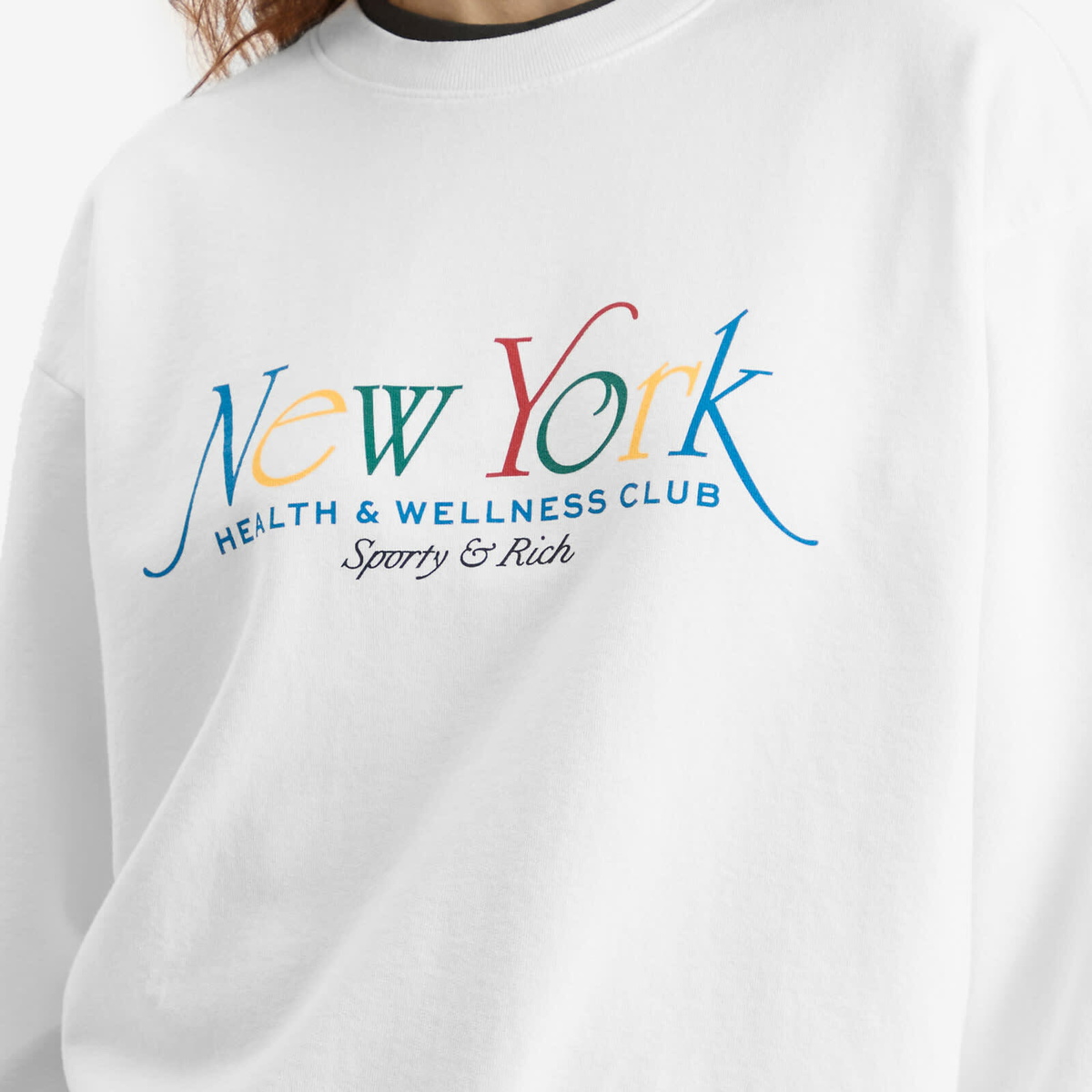 Sporty & Rich Women's NY 94 Crew Sweatshirt in Multi