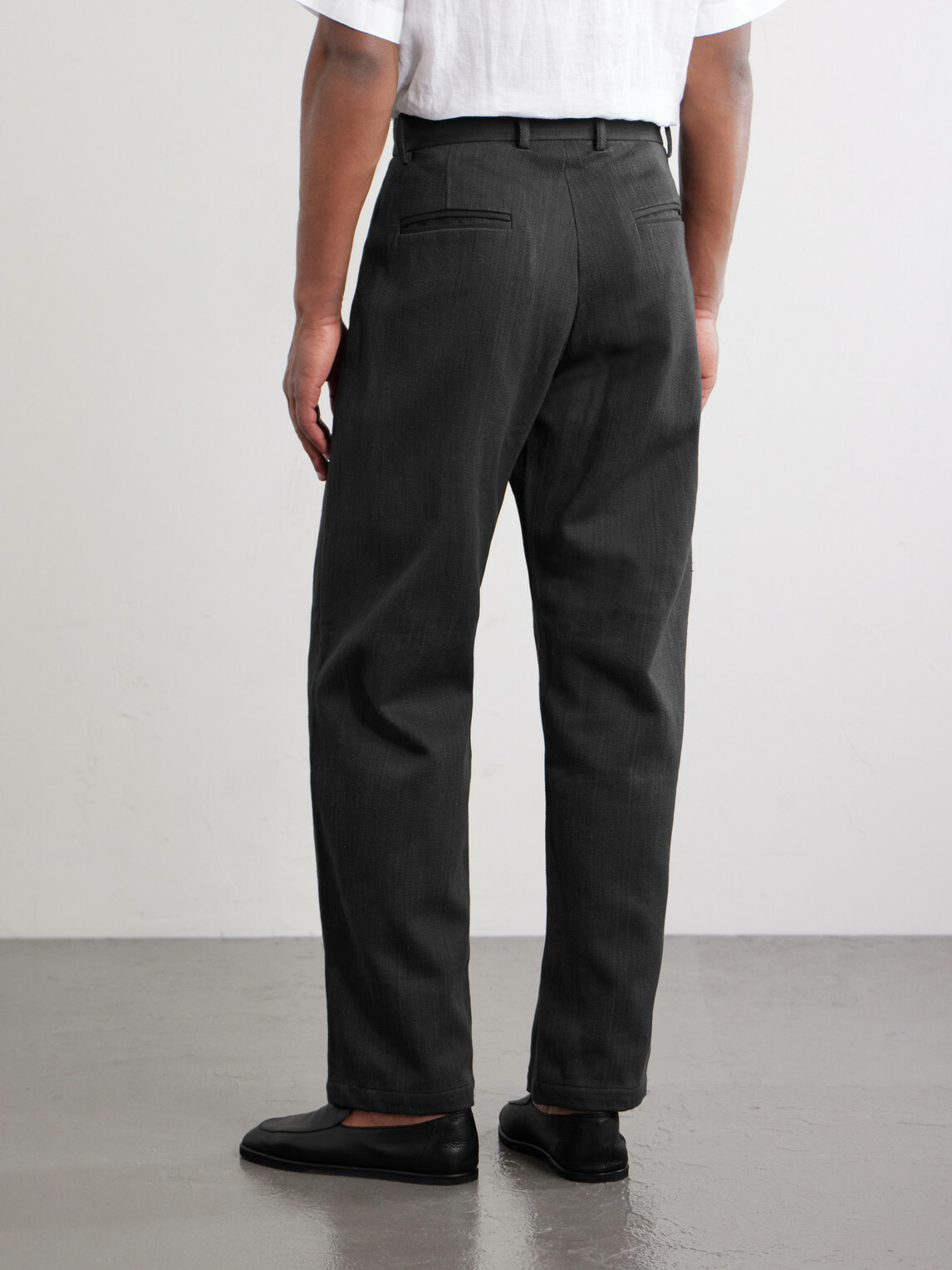 Kartik Research - Straight-Leg Embroidered Cotton-Twill Trousers - Black