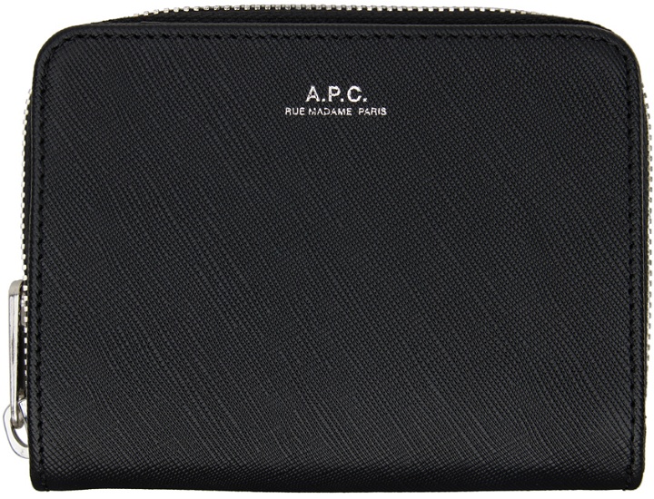 Photo: A.P.C. Black Emmanuel Compact Wallet