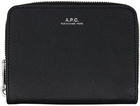 A.P.C. Black Emmanuel Compact Wallet