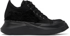 Rick Owens Drkshdw Black Abstract Sneakers