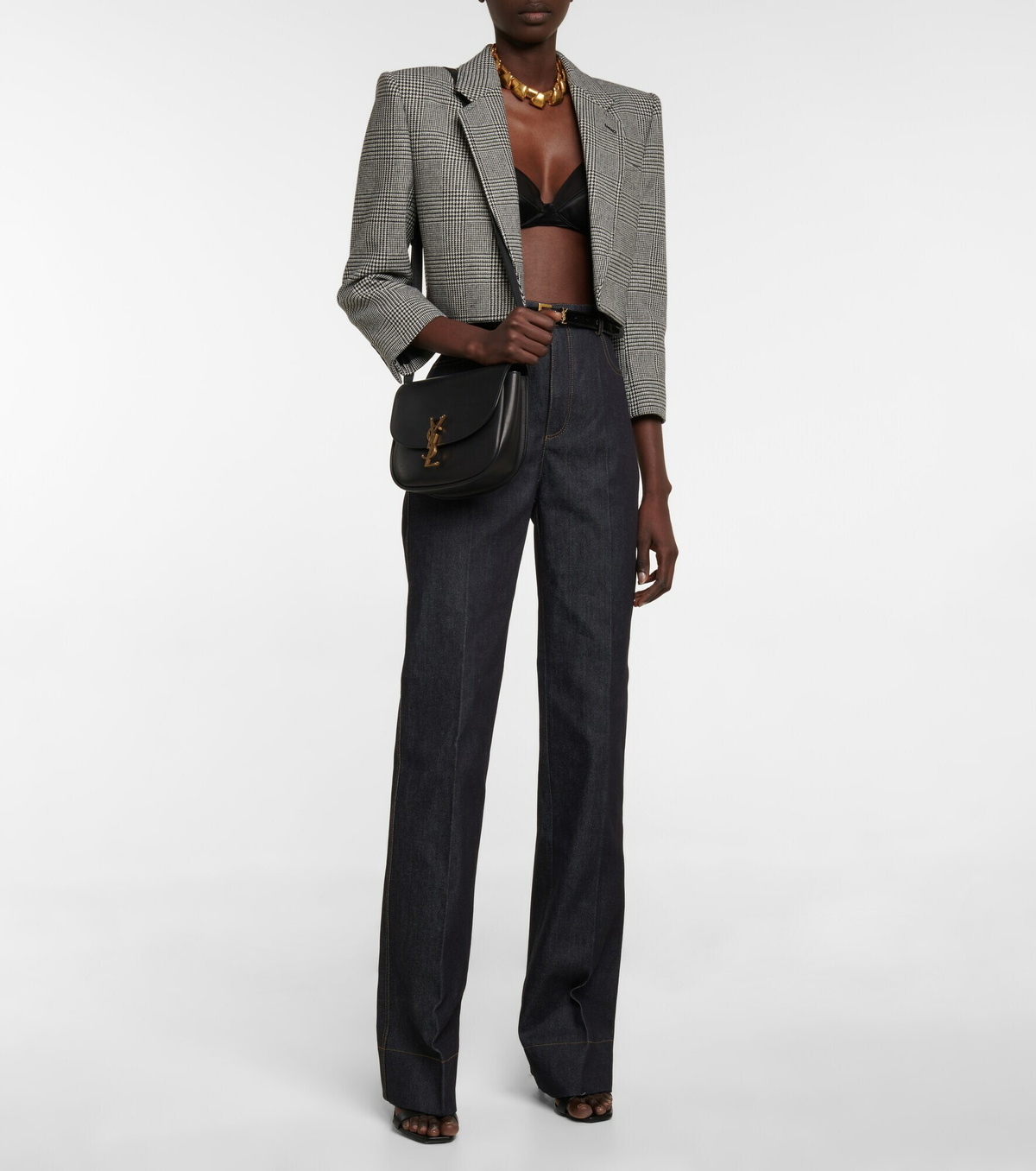 【Saint Laurent】ローライズコットンコーデュロイ bootcutパン SAINT LAURENT Low-rise cotton bootcut pants | mytheresa