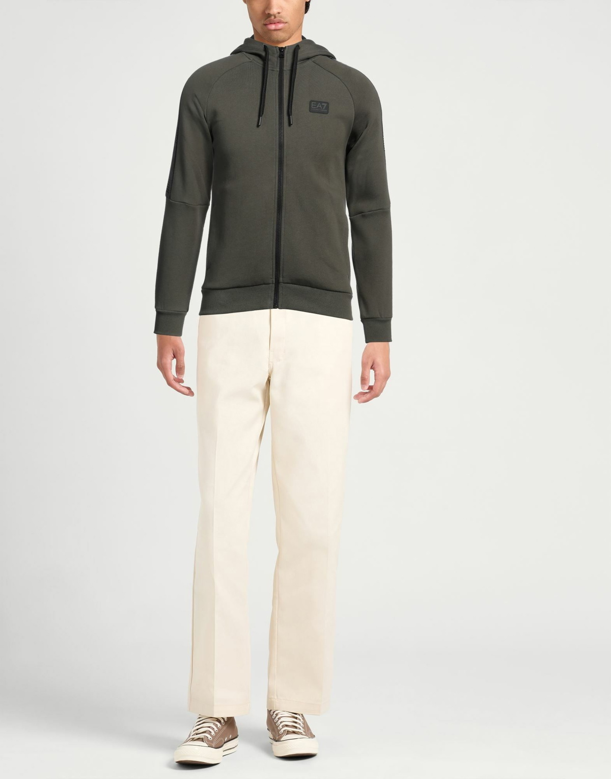 Ea7 Mens Sweatshirt Military in Green