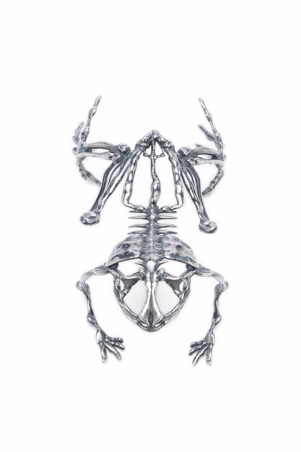 Diesel Skeleton-effect metal bracelet - Bracelets Womens in Silver