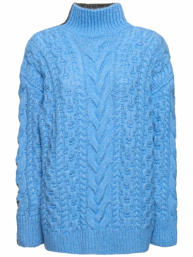 Photo: STELLA MCCARTNEY Alpaca Blend Knit Long Sweater