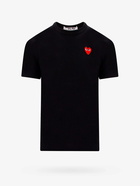 Comme Des Garçons Play   T Shirt Black   Mens