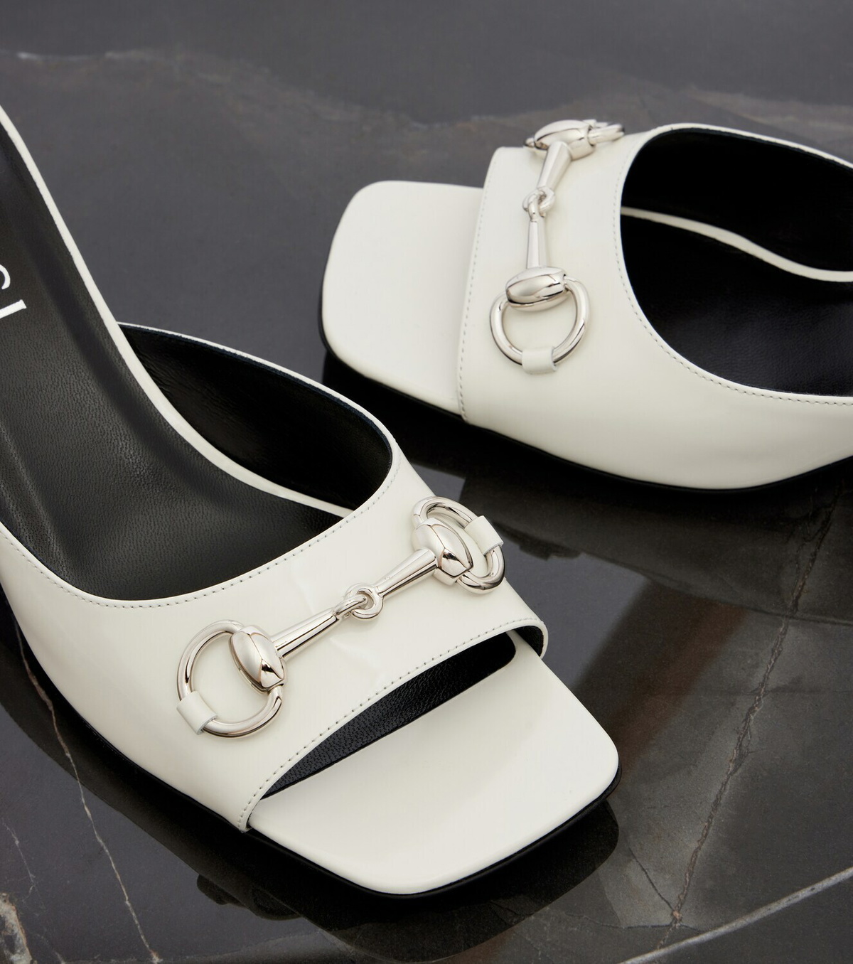 Gucci Signora Horsebit leather mules