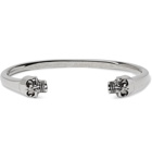 Alexander McQueen - Skull Silver-Tone Cuff - Men - Silver