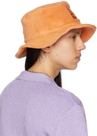 Jacquemus Orange Le Raphia 'Le Bob Bandho' Hat