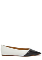 Gabriela Hearst Empress Colour-blocked Leather Ballet Flats White
