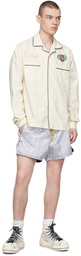 Rhude SSENSE Exclusive White Polyester Shorts