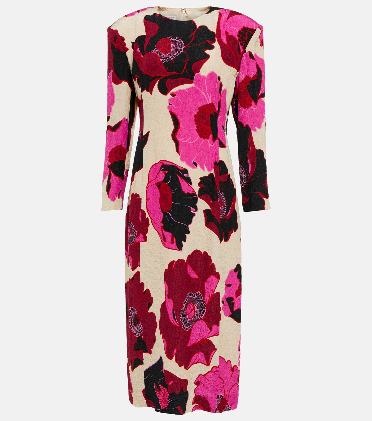 Dries Van Noten - Floral jacquard midi dress Dries Van Noten