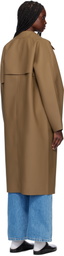 KASSL Editions Brown Original Below Rubber Coat