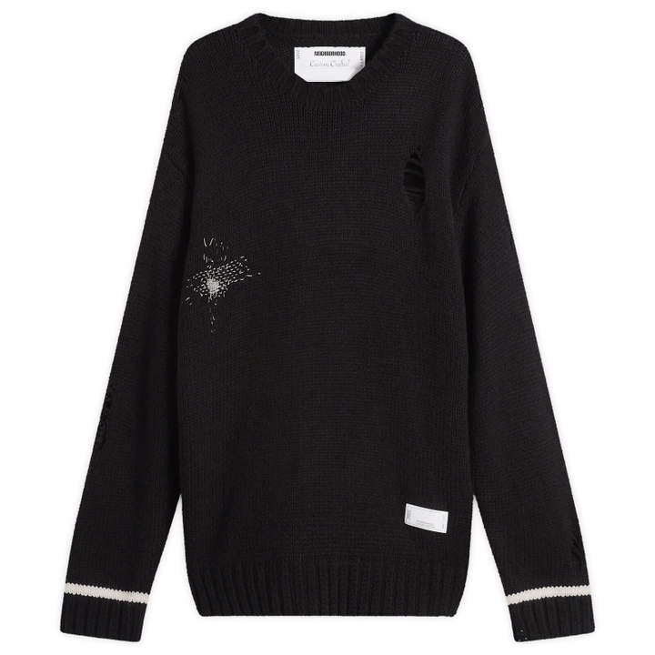 Photo: Neighborhood Men's Savage Crewneck Sweater in Black