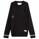 Neighborhood Men's Savage Crewneck Sweater in Black