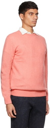 BEAMS PLUS Pink Cashmere Silk 7G Sweater