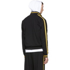 McQ Alexander McQueen Black and Yellow Athletic Zip Jacket