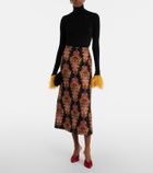 La DoubleJ High Kick cashmere and silk turtleneck sweater
