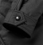 Belstaff - Patrol Shearling-Trimmed Waxed-Cotton Jacket - Black