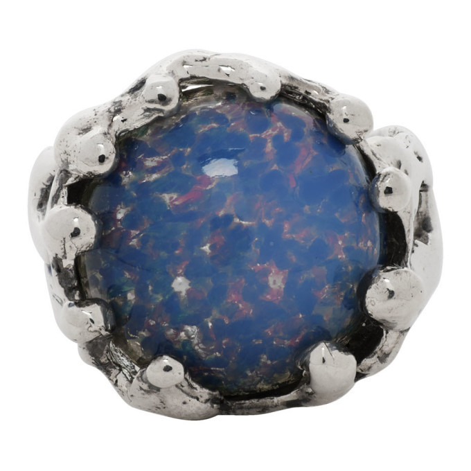Mondo Mondo Silver and Blue Magician Ring Mondo Mondo